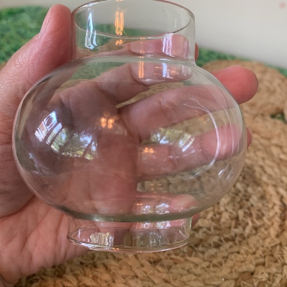 Vintage mini candle lantern with geese, EUC - Picture 8 of 14